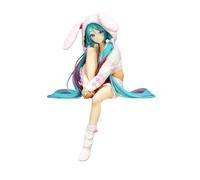 FURYU Corporation-Hatsune Miku Noodle Stopper Figure -Rabbit Ear Hood Pajama-