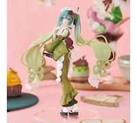 Furyu Hatsune Miku: Matcha Parfait Sweet Sweets Series Figure, Multicolor