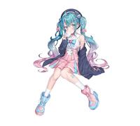 Furyu Hatsune Miku Noodle Stopper PVC Statue Hatsune Miku Love Sailor Ver. 13 cm