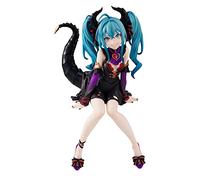 Furyu Hatsune Miku Noodle Stopper PVC Statue Hatsune Miku Villain Colour Ver. 16 cm