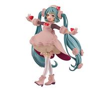 Furyu Miku SweetSweets Series PVC Statue Strawberry Chocolate Short 17 cm, AMU-SHP0553, Multicoloured