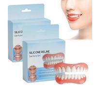 Furzero Silicone Reline Denture Set, Denture Silicone Reline Kit, Furzero Advanced Formula Denture Reliner, Fix Your Smile at Home Within Minutes (2Set)