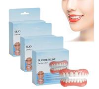 Furzero Silicone Reline Denture Set, Denture Silicone Reline Kit, Furzero Advanced Formula Denture Reliner, Fix Your Smile at Home Within Minutes (3Set)