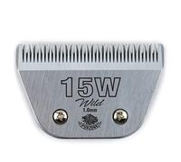 FURZONE Detachable Blade - Size 15W Wide Blade 3/64", Made of Extra Durable Japanese Steel, Compatible with Most Andis, Oster, Wahl A5 Clippers