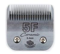 Furzone Detachable Ceramic Blade - Size 5F Blade 1/4", Made of High-Tech Ceramic Materials, Compatible with Most Andis, Oster, Wahl A5 Clippers
