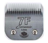 Furzone Detachable Ceramic Blade - Size 7F Blade 1/8", Made of High-Tech Ceramic Materials, Compatible with Most Andis, Oster, Wahl A5 Clippers