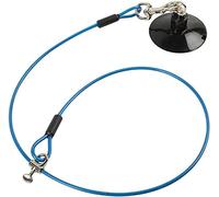 Furzone Dog Bathing Tether with Suction Cup, Durable Dog Bathing Grooming Shower Restraint Dogs (Blue)