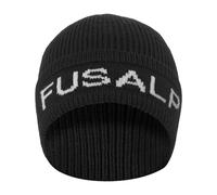 Fusalp - Ribbed Beanie - Fully Noir in Wool - Black Black