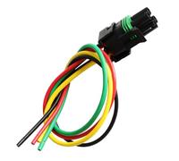 FUSCH Electric RV Step 4-Way Wiring Harness - Rubber, Compatible with Kwikee 5th Wheel RVs, Travel Trailers and Motorhomes - Replaces 369243, 909306000, 1809925