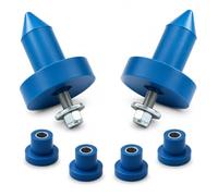 FUSCH Hood Pin & Hood Hinge Bushing Fits Kenworth Replace K179-528 K066-218 | Hood Locating Pin & Hood Mounting Pin Fits Kenworth W900 T800 T600 and T2000 2003-2010 Replace 924-5410 Heavy-duty Blue Poly