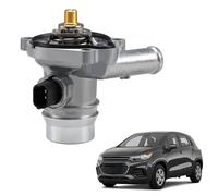 FUSCH Upgraded Aluminum Coolant Thermostat Housing Assembly Compatible With Chevy Cruze 2011-2016 Chevrolet Sonic Trax 2012-2021 Buick Encore 2013-2021 Replace#25200455 55565336 55579010 902-808