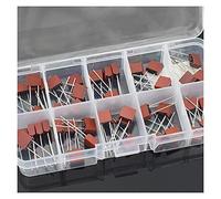 Fuse 10 Styles 50pcs / Box Square Plastic 392 Electrical Assorted Mix Set 0.5 1A 1,25 A .6 A 2A 2. A 3,15 A 4A 5A