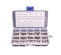 Fuse 100 Pcs/Box Kit 0.2A-20A 5x20mm Fuse Kits DIY Quick Blow Glass Tube Fuses for Household Supplies Protected circuits