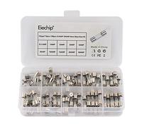 Fuse 100 Pieces/Lot Set Kit 5 x 20mm Fuse Assorted Kits DIY Fast Impact Glass Tube Quick Blow Glass Fuses 0.5A 1A 2A 3A 5A 8A 10A 15A 20A 30A Protected circuits