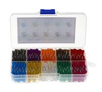 Fuse 100Pcs Assorted Standard Blade Fuse Kit 2A 3A 5A 7.5A 10A 15A 20A 25A 30A 35A Protected circuits