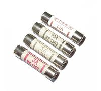 Fuse 100PCS BS1362 Fuses 6 * 25 British Bussmann Fuses Filling Sand Riot Ceramic Fuse 6x25mm 1A 2A 3A 5A 10A 13A 15A 20A 240V Protected circuits (Size : 2A)