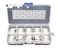 Fuse 100pcs Ceramic Fuse 5mm x 20mm Slow Blow T 1A 2A 3A 4A 5A 6A 8A 10A 13A 15A 250V Protected circuits