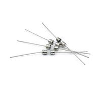 Fuse 100pcs/lot 3.6 * 10 Fast-Blow Glass Tube Fuse Fast Break with pin 3.6x10mm 0.5A 1A 1.5A 2A 3A 3.15A 4A 5A 6.3A 8A 10A AMP 250V Protected circuits (Color : Slow-t, Size : 6.3A)