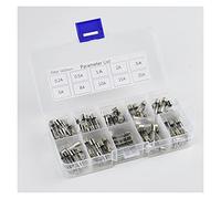 Fuse 100pcs Set 5x20mm Flink Glass Tube Fuse Suit Combin Sorts Kits, Fast Slap Glass Fuses 0.2 A 0.5 A 1A 2A 3A 5A 8A 10A 15A 20A Protected circuits