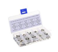 Fuse 100Pcs/Set 5x20mm Quick Blow Glass Tube Fuse Assorted Kits,Fast-Blow Glass Fuses 0.2A 0.5A 1A 2A 3A 5A 8A 10A 15A 20A Protected circuits