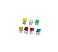 Fuse 10PCS 5A 7.5A 10A 20A 25A 30A Micro 2 Long Leg Fuse 9mmx15.5mm Mini M2 Long Foot Automobile Fuse Insert Protected circuits (Color : 25a)