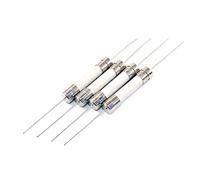 Fuse 10pcs 6x30mm Fast Blow Tube Ceramic Fuse with Pin 6 * 30MM 10A 12A 15A 20A 25A 30A 250V Quick Break Fuse Tube Protected circuits (Size : 25A)