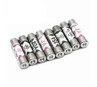 Fuse 10PCS Fuses BS1362 6 * 25 Filling Sand Riot Ceramic Fuse 6x25mm 1A 2A 3A 5A 10A 13A 15A 20A 240V Protected circuits (Size : 10A)