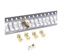 Fuse 10PCS Gold Foot 1808 125V 0451 SMD Fast Blow Fuse 1A 2A 3A 4A 5A 6.3A 7A 8A 10A 0451 Ultra-Rapid fuses 1808-8A Protected circuits (Color : Fuse Holder)