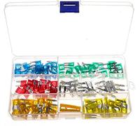 Fuse 120pcs 5/10/15/20/25/30A AMP Car Blade Fuses Truck Small Size Blade Fuses Assortment for Automotive Boat Protected circuits