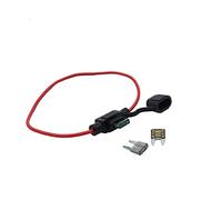 Fuse 12V Car Waterproof Holder Socket TAP Adapter Micro/Mini/Standard ATM APM with 10A Blade Auto Motorcycle Motorbike(5A And Fuse Holder)