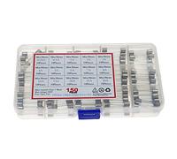 Fuse 150Pcs/Box 6x30mm Fast-Blow Glass Assorted Kit 0.25A .5A 1A 2A 3A 4A 6A 7A 8A 10A 15A 20A 30A