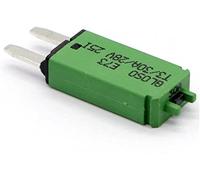 Fuse 1Pc DC12-24V Universally 30A Manual Reset Mini ATM Circuit Breaker Blade Fuse for Car Truck Boat Marine Over Current Protector Protected circuits