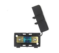 Fuse 1Set ANS Trumpet Fork Plug Fuse 20A 30A 40A 50A 60A 70A 80A 100A 150A 200A Bolt Fixed Insurance Film + ANS-8 Safety Plate Base Protected circuits (Color : Round Hole Fuse, Size : 100A)