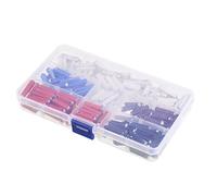 Fuse, 200pcs Assorted Box Continental Fuses Fast-Acting Torpedo Fuse Classic Car 5A 8A 10A 16A 25A German/European Automotive Fuses Set Dia 6mm Type Protected circuits