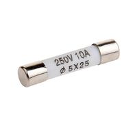 Fuse 20PCS/lot Fast Blow Ceramic Fuse 5 * 25mm Fuse 250V 1A 2A 3A 4A 6A 8A 10A 15A 20A 25A 30A 5x25 Protected circuits (Size : 6A)