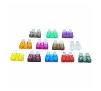 Fuse 20Pcs/Set 10A Automobile Safety Pipe Xenon Lamp Fuse Safety Pipe5A 10A 15A 20A 25A 30A Car Fuse 19 * 19mm Auto Insert White Black Protected circuits (Color : White 25a 20pcs)