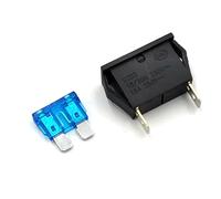 Fuse 2Pcs/5pcs 15/30A 250v 16A KCD3 2pin Medium Automotive Fuse Holder Soldering Board Insurance seat Protected circuits (Color : 2pcs)
