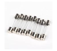 Fuse 50pcs 5x20mm 6x30mm Glass Tube 0.2A .5A 1A 3A 4A 6A 7A 8A 10A 25A 15A 20A 30A Fast(6x30,20A)