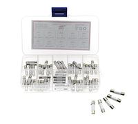 Fuse 50pcs/Box 10 Kinds Fast Ceramic Fuses Kit 250V 5mm x 20mm 0.25A 0.5A 1A 2A 3A 5A 8A 10A 15A 20 Fuse Tube Assortment