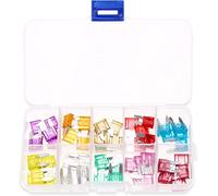Fuse 50pcs Car Fuse 3A 5A 7.5A 10A 15A 20A 25A 30A 35A 40A AMP Auto Blade Assortment Kit Using for Small-Sized Assortment Kit