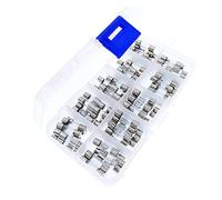 Fuse 50Pcs Fast-Blow Glass Fuses Set 5x20mm 0.2A 0.5A 1A 2A 3A 5A 8A 10A 15A 20A Fuse Protected circuits
