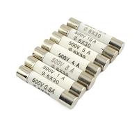 Fuse 5pcs Ceramic Fuse 6x30mm 500V F 500mA 0.5A 1A 2A 3A 4A 5A 10A 15A Quick Fast Blow BS1362 6 * 30mm RO58 High Pressure Smelt Break Protected circuits (Size : 5A)