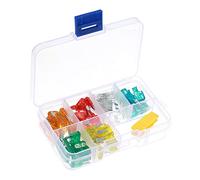 Fuse, 60pcs Mini Blade Fuses Auto Car Truck Assortment Fuse Kit with Box 5A 10A 15A 20A 25A 30A Protected circuits