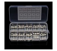 Fuse 72/13pcs Quick Blowing Glass Tube Fuse Set 5x20mm / 6x30mm Quick Blowing Glass Fuses 250V Kit 0.2A-30A for Household Appliance Electronics Fuse Protected circuits (Color : XS)
