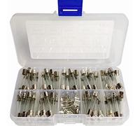 Fuse 72Pcs/lot 6 * 30mm Quick Blow Glass Tube Fuse Assorted Kit Fast Blow Glass Fuses 250V Protected circuits