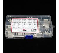 Fuse 75pcs/Box 6mm x 30mm 250V Fast Blow Ceramic Fuse Assortment Kit 0.5A 1A 2A 3A 4A 5A 6A 8A 10A 13A 15A 16A 20A 25A 30A Protected circuits
