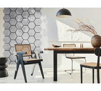 Fuse Acoustic Wooden Hexagon Wall Panel in Concrete Effect