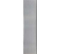 Fuse Acoustic Wooden Wall Panel in Brushed Steel, 240cm x 60cm
