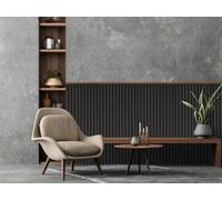 Fuse Acoustic Wooden Wall Panel in Charcoal Oak, 120cm x 60cm