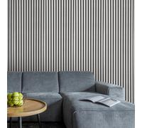 Fuse Acoustic Wooden Wall Panel in Concrete Effect, 240cm x 60cm